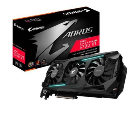 Видеокарта GIGABYTE Radeon RX 5700 XT 8192Mb AORUS (GV-R57XTAORUS-8GD)