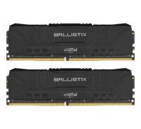 Модуль памяти для компьютера DDR4 16GB (2x8GB) 3200 MHz Ballistix Black MICRON (BL2K8G32C16U4B)