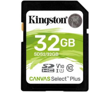 Карта памяти Kingston 32GB SDXC class 10 UHS-I U3 Canvas Select Plus (SDS2/32GB)