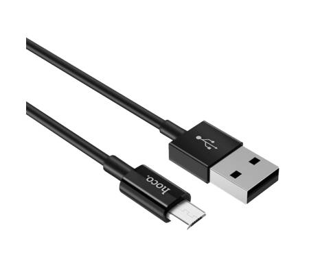 Кабель Hoco X23 Skilled Micro charging data cable Black