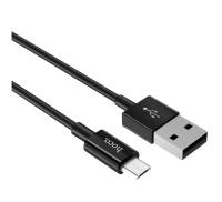 Кабель Hoco X23 Skilled Micro charging data cable Black
