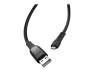 Кабель Hoco S6 Sentinel charging data cable with timing display for Micro Black