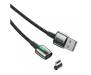 Кабель Baseus Zinc Magnetic Lightning 2.4A 1m, Black (CALXC-A01)