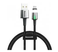 Кабель Baseus Zinc Magnetic Lightning 2.4A 1m, Black (CALXC-A01)