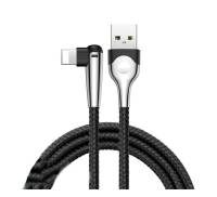 Кабель Baseus sharp-bird mobile game cable USB For iP 2.4A 1M Black