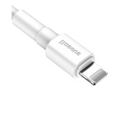 Кабель Baseus Mini White Lightning 2.4A (1m) White (CALSW-02)