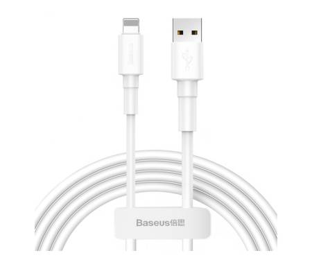 Кабель Baseus Mini White Lightning 2.4A (1m) White (CALSW-02)