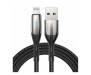 Кабель Baseus Horizontal Data Cable (With An Indicator Lamp) USB For iP 2.4A 1m Black