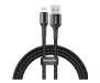 Кабель Baseus Halo Data Lightning 2.4A (1m) Black (CALGH-B01)
