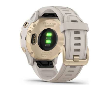 Смарт-часы Garmin Fenix 6S Pro Solar Edition Light gold with light sand band (010-02409-11)