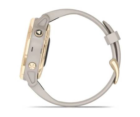 Смарт-часы Garmin Fenix 6S Pro Solar Edition Light gold with light sand band (010-02409-11)