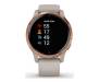 Спортивные часы Garmin Venu Rose Gold Stainless Steel Bezel w. Light Sand and Silicone B. (010-02173-21)