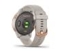 Спортивные часы Garmin Venu Rose Gold Stainless Steel Bezel w. Light Sand and Silicone B. (010-02173-21)