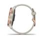 Спортивные часы Garmin Venu Rose Gold Stainless Steel Bezel w. Light Sand and Silicone B. (010-02173-21)