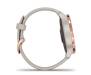 Спортивные часы Garmin Venu Rose Gold Stainless Steel Bezel w. Light Sand and Silicone B. (010-02173-21)