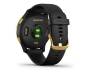 Спортивные часы Garmin Venu Gold Stainless Steel Bezel w. Black and Silicone B. (010-02173-31)