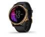 Спортивные часы Garmin Venu Gold Stainless Steel Bezel w. Black and Silicone B. (010-02173-31)