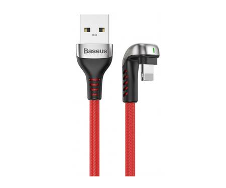 Кабель Baseus Green U-shaped Lightning 2.4A (1m) Red
