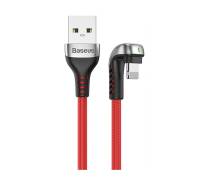 Кабель Baseus Green U-shaped Lightning 2.4A (1m) Red