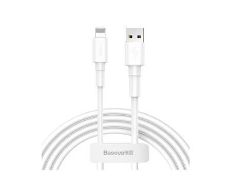 Кабель Baseus Mini Cable USB For iP 2.4A 1m White