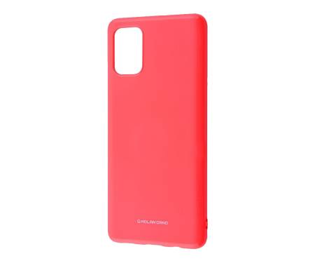 Чехол для Samsung Galaxy A71 Molan Cano Glossy Jelly Case Pink