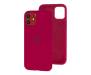 Чехол для Apple iPhone 11 Silicone Case With Camera Lens Protection Rose Red Copy