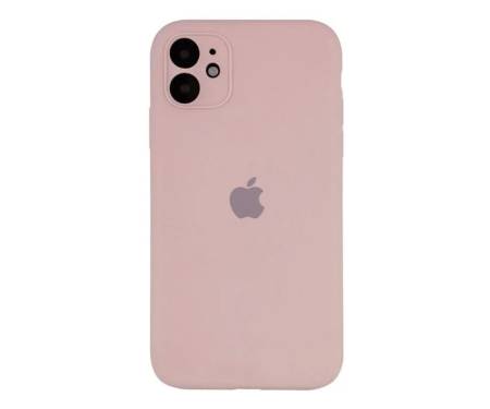 Чехол для Apple iPhone 11 Silicone Case With Camera Lens Protection Rose Powder Copy