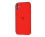 Чехол для Apple iPhone 11 Silicone Case With Camera Lens Protection Red Copy