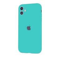 Чехол для Apple iPhone 11 Silicone Case With Camera Lens Protection Ice Sea Blue Copy