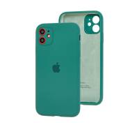 Чехол для Apple iPhone 11 Silicone Case With Camera Lens Protection Forest Green Copy