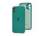 Чехол для Apple iPhone 11 Silicone Case With Camera Lens Protection Forest Green Copy