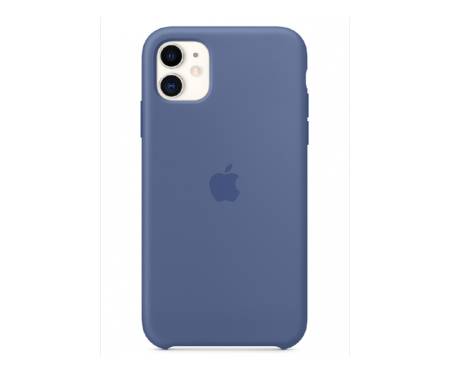 Чехол для Apple iPhone 11 Silicone Case Linen Blue Copy
