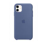 Чехол для Apple iPhone 11 Silicone Case Linen Blue Copy
