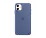Чехол для Apple iPhone 11 Silicone Case Linen Blue Copy