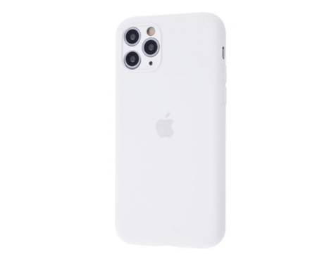 Чехол для Apple iPhone 11 Pro Silicone Case With Camera Lens Protection White Copy