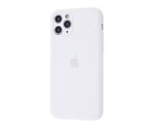 Чехол для Apple iPhone 11 Pro Silicone Case With Camera Lens Protection White Copy