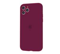 Чехол для Apple iPhone 11 Pro Silicone Case With Camera Lens Protection Rose Powder Copy
