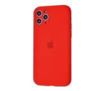 Чехол для Apple iPhone 11 Pro Silicone Case With Camera Lens Protection Red Copy