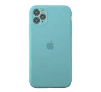 Чехол для Apple iPhone 11 Pro Silicone Case With Camera Lens Protection Ice Sea Blue Copy