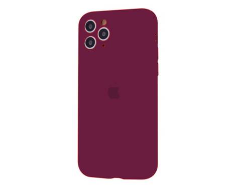 Чехол для Apple iPhone 11 Pro Max Silicone Case With Camera Lens Protection Rose Red Copy