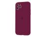Чехол для Apple iPhone 11 Pro Max Silicone Case With Camera Lens Protection Rose Red Copy