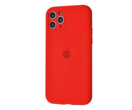 Чехол для Apple iPhone 11 Pro Max Silicone Case With Camera Lens Protection Red Copy