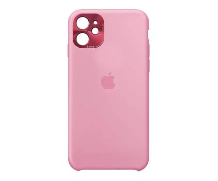 Чехол для Apple iPhone 11 Pro Max Silicone Case With Camera Lens Protection Rose Powder Copy