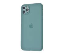 Чехол для Apple iPhone 11 Pro Max Silicone Case With Camera Lens Protection Pine Green Copy
