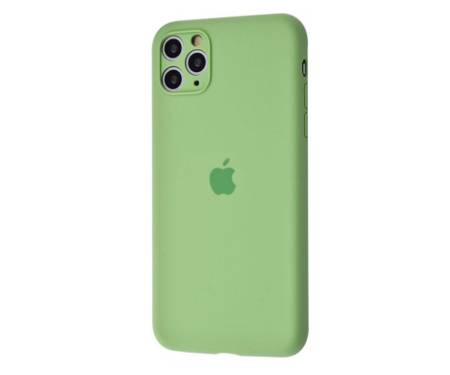 Чехол для Apple iPhone 11 Pro Max Silicone Case With Camera Lens Protection Mint Copy