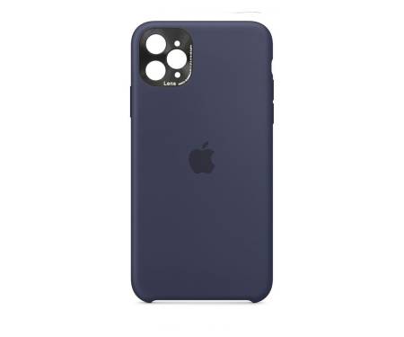 Чехол для Apple iPhone 11 Pro Max Silicone Case With Camera Lens Protection Midnight Blue Copy