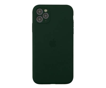 Чехол для Apple iPhone 11 Pro Max Silicone Case With Camera Lens Protection Forest Green Copy