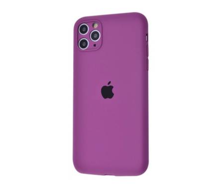 Чехол для Apple iPhone 11 Pro Max Silicone Case With Camera Lens Protection Deep Purple Copy