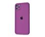 Чехол для Apple iPhone 11 Pro Max Silicone Case With Camera Lens Protection Deep Purple Copy