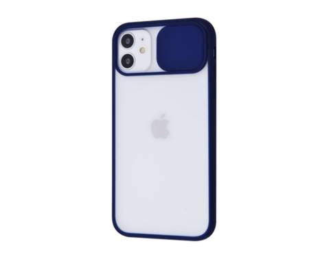 Чехол для Apple iPhone 11 Camera Protect Matte Case Dark Blue